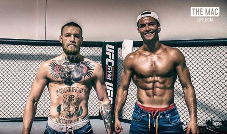 Cristiano Ronaldo y Conor McGregor se unen para entrenar