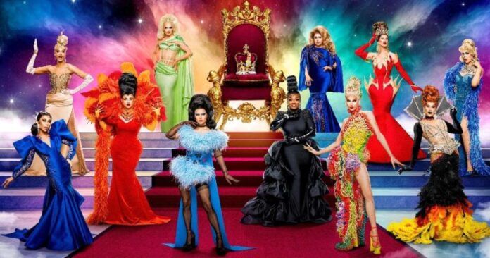 El elenco de la temporada 2 de RuPaul's Drag Race UK vs. The World.