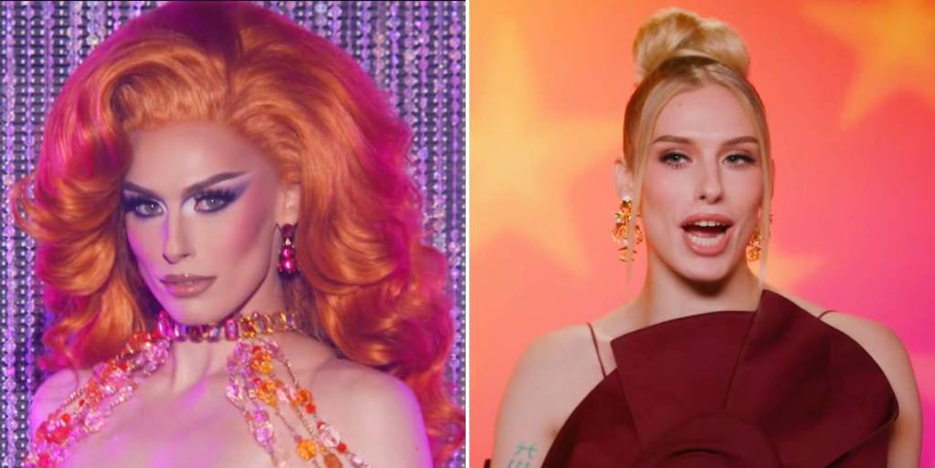 Jasmine Kennedy dentro y fuera del drag